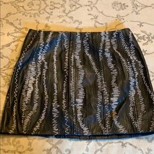 Free People Obsessed Leather Mini Skirt